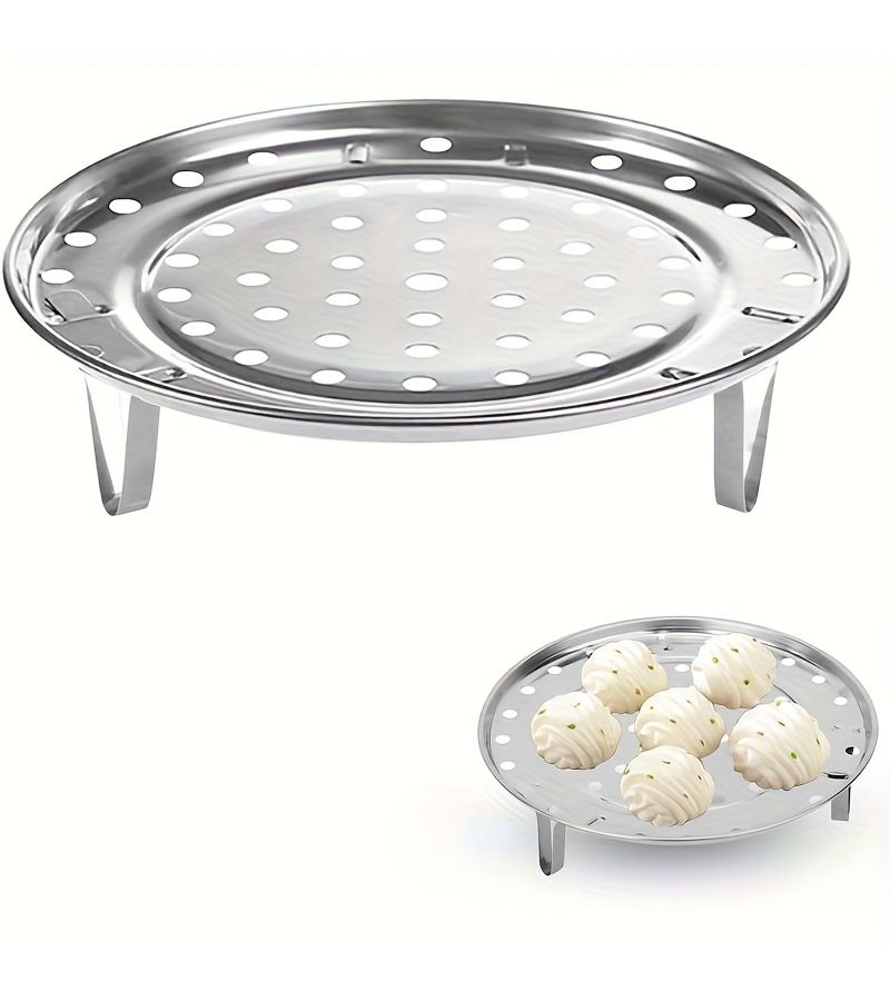 Stainless Steel Steamer Rack With Detachable Legs 1pc For Pressure Cooker - Image 1