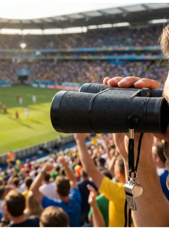High-definition portable binoculars. Lightweight binoculars with clear lenses, ideal for long-distance observation for hunting, bird watching, travel, sporting events, and camping. - Image 2