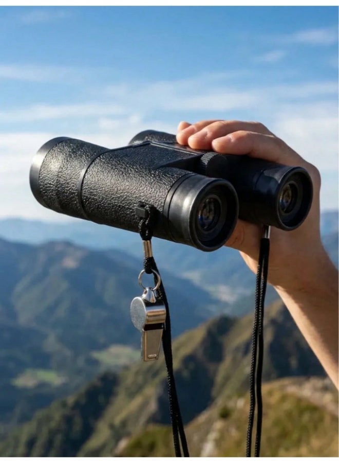 High-definition portable binoculars. Lightweight binoculars with clear lenses, ideal for long-distance observation for hunting, bird watching, travel, sporting events, and camping. - Image 1