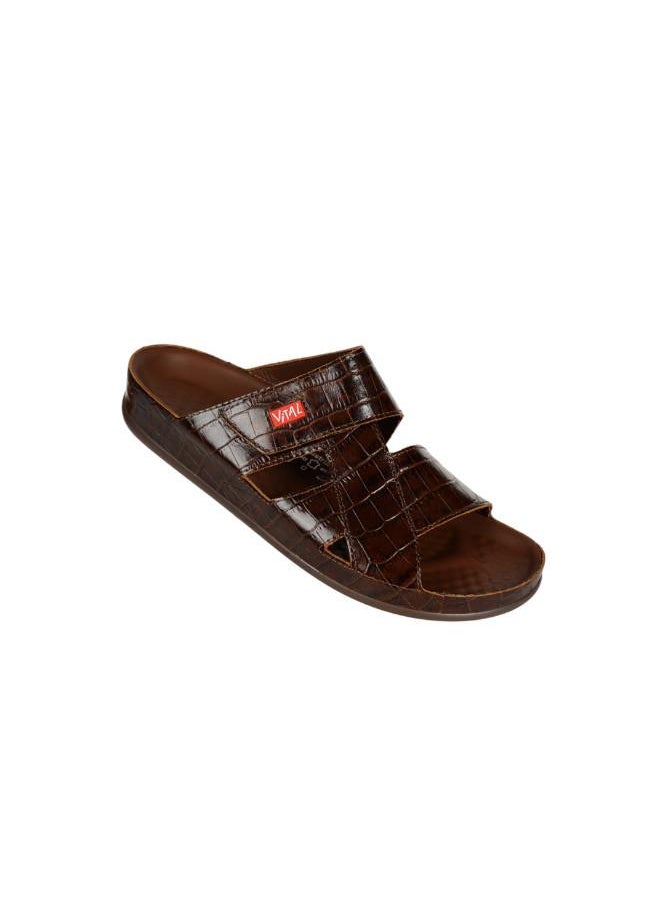 VITAL - 148-1111 Vital Mens Vital - Cairo Sandals 0922B Brown - Image 1