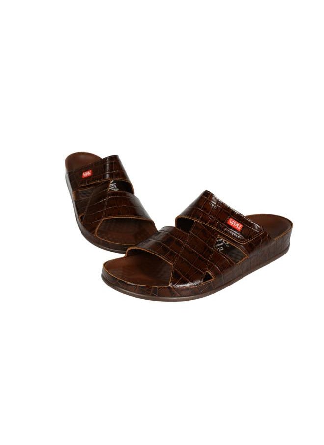 VITAL - 148-1111 Vital Mens Vital - Cairo Sandals 0922B Brown - Image 1