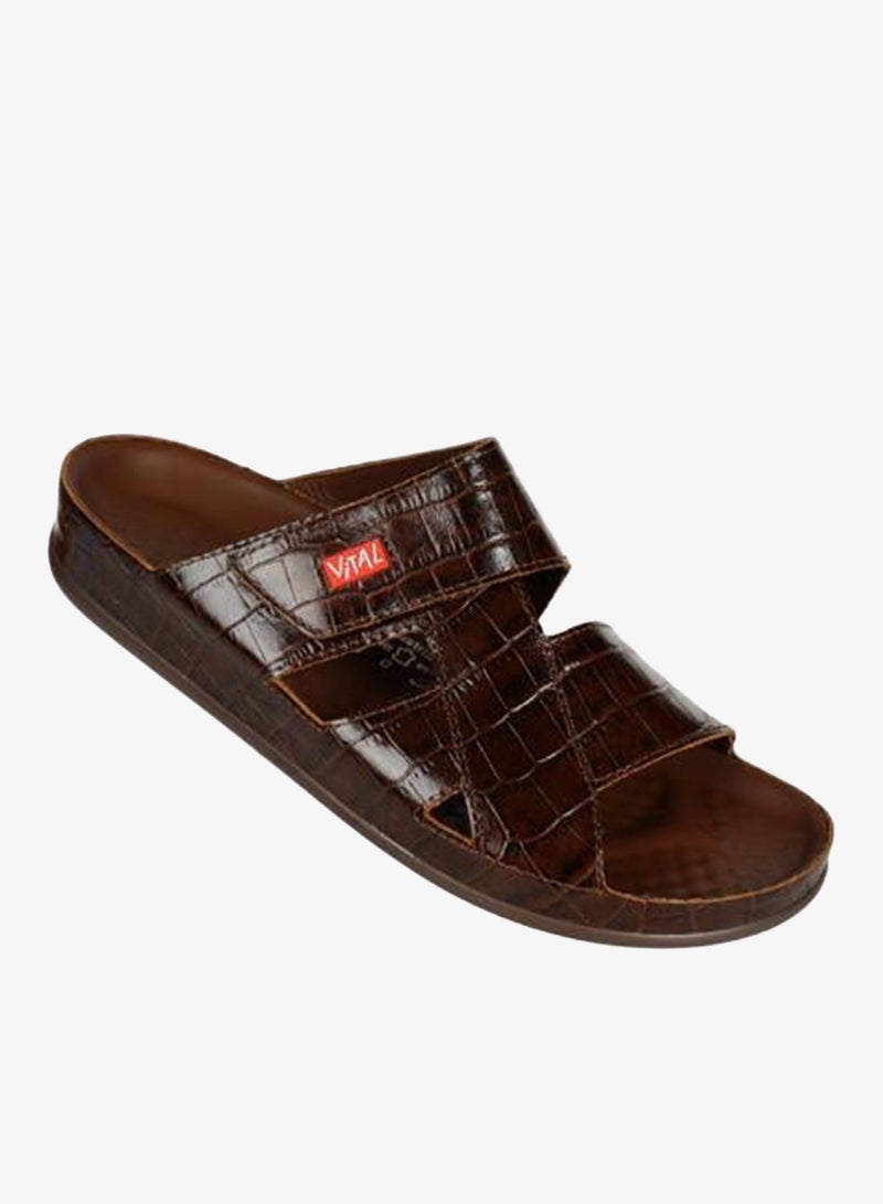 VITAL 148-1111 Vital Mens Vital - Cairo Sandals 0922B Brown - Image 2