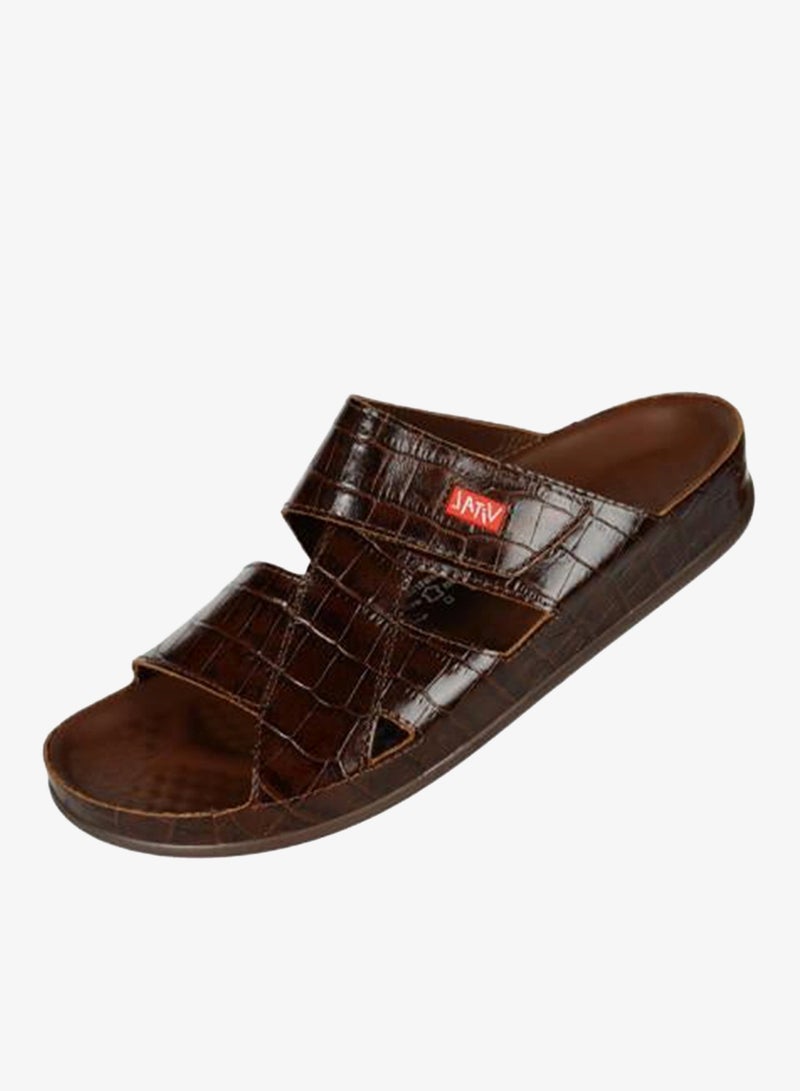 VITAL 148-1111 Vital Mens Vital - Cairo Sandals 0922B Brown - Image 1