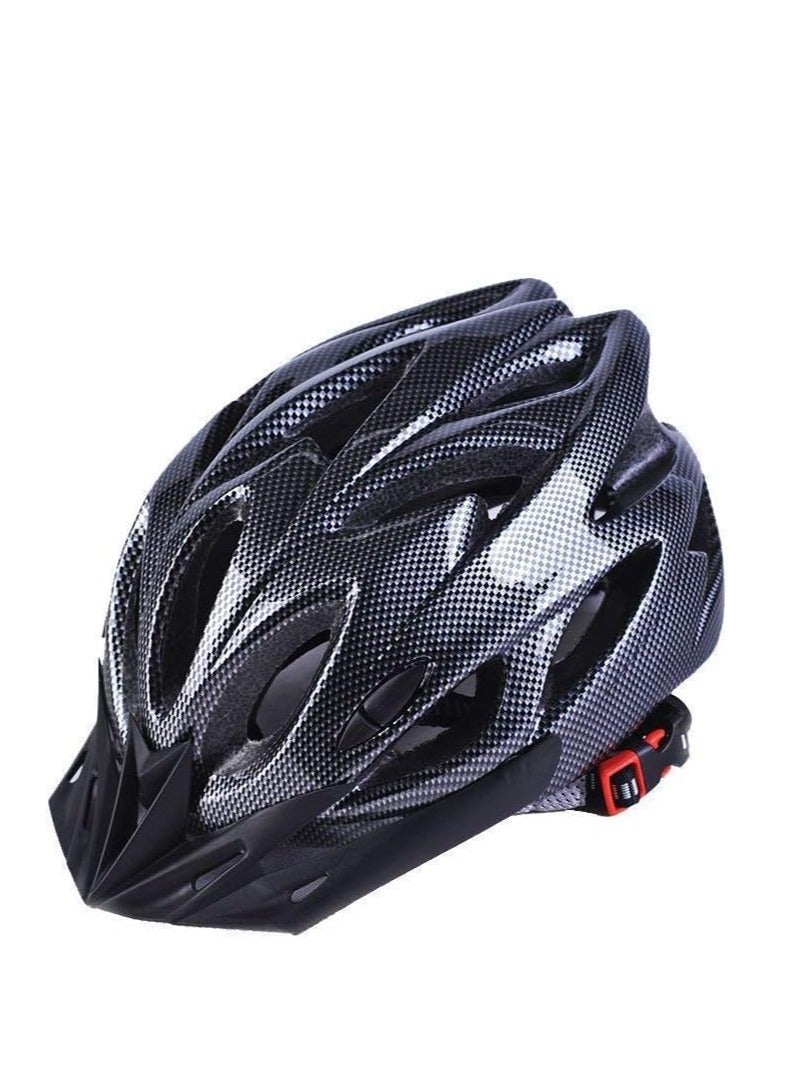Adult Bike Helmet Bike Helmet Riding Helmet One-Piece Adjustable Helmet Head Safety Protection for Mountain Bike Road Bike