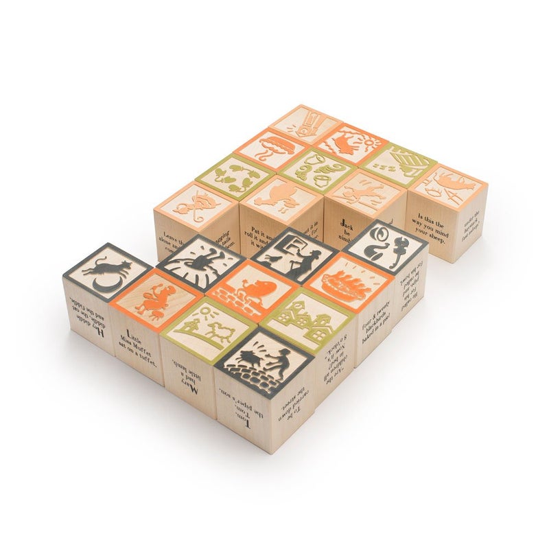 Uncle Goose Nursery Rhyme Blocks - Made in The USA - Image 2