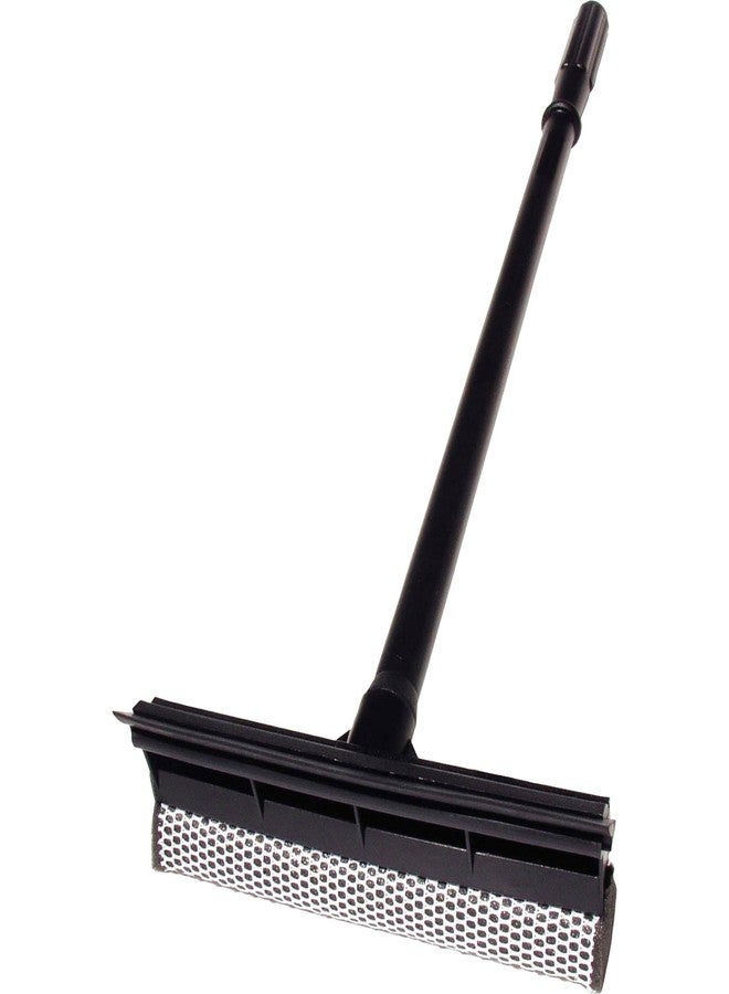 Unger - 965250 Professional Auto Squeegee with Mesh Scrubber, 8" Handle Included - Image 1