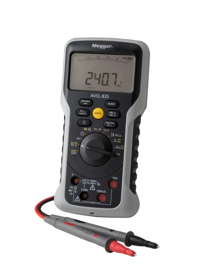Megger AVO835 True RMS Digital Multimeter – 1000V AC/DC - Image 1