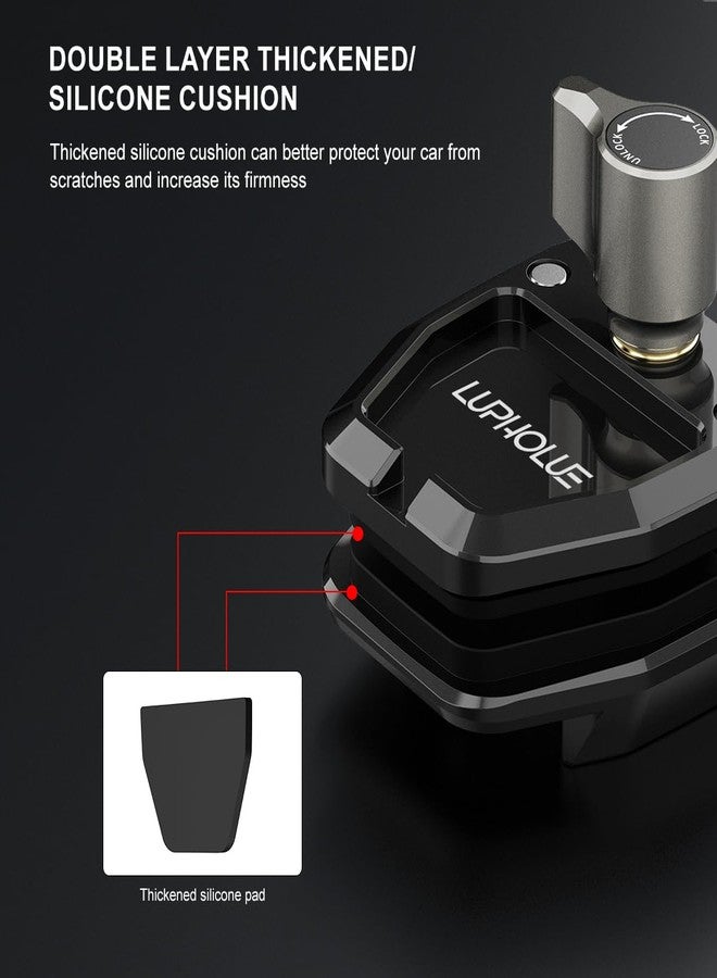 Lupholue Motorcycle Windshield Clip Mount Quick Release Clip Mount for GoPro Hero 13 12 11 10 9 8 7, Insta360 X4 X3 X2 X ONE RS R, DJI Osmo Action, Smartphone (Short) - Image 4