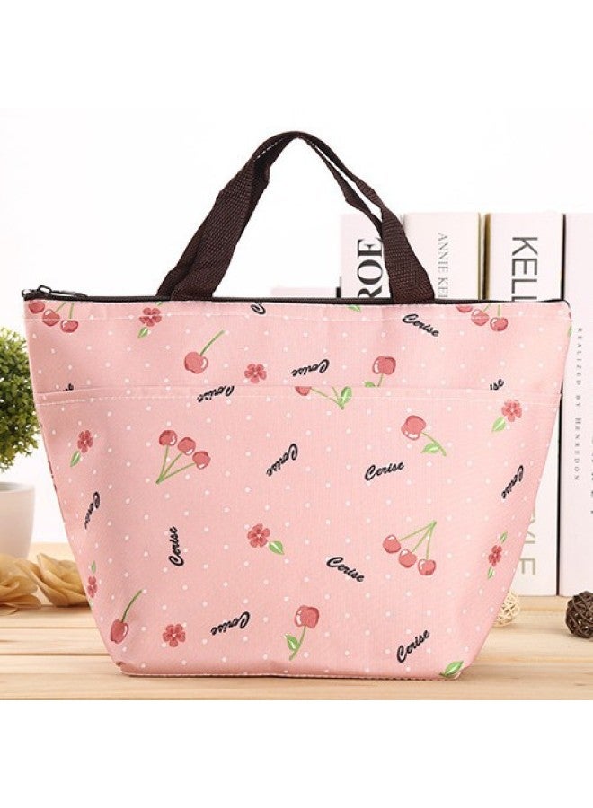 Pinfei Printed Oxford Cloth Portable Ice Bag Heat Preservation Bag Ice Bag Lunch Bag Lunch Box Bag Outdoor Picnic Bag Heat Preservation Bag