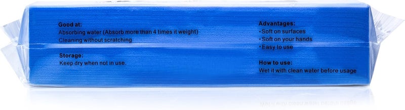 SAUGWUNDER Cleaning Sponge Super Absorbent Water Durable ^~ You Know 17.5×7.5×3.5 cm[6.9 x 3 x 1.38 inches] Use for Household Clean Cars/Boats The dust and Dirt on Furnitures,Bathtubs&etc. (Blue) - Image 4