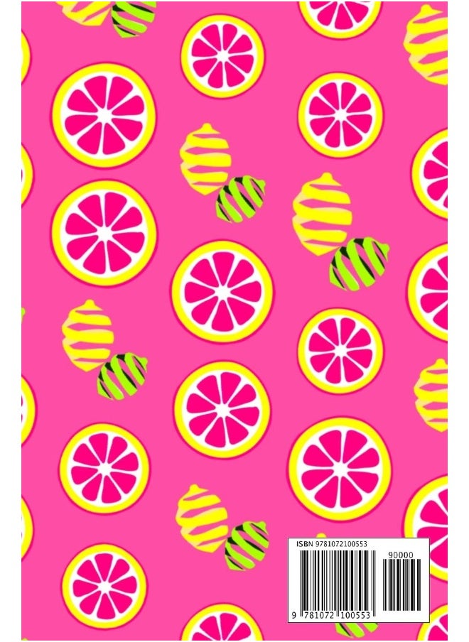 Pink Lemonade: A 6x9 Lemon Lime Notebook with 120 College Ruled Pages  - Image 1