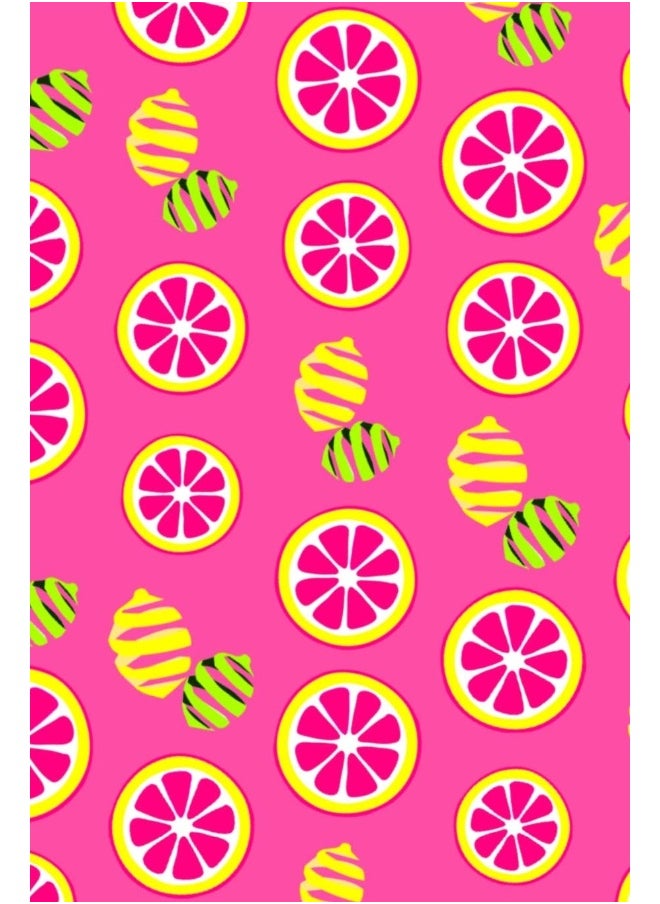 Pink Lemonade: A 6x9 Lemon Lime Notebook with 120 College Ruled Pages  - Image 2