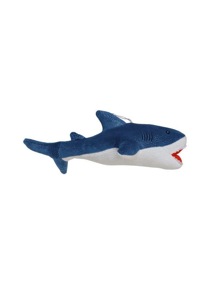 ERRECOM Ultra Stuffed Baby Shark Soft Toys Birthday Gifts for Kids Girls Boys (Blue)  - Image 1