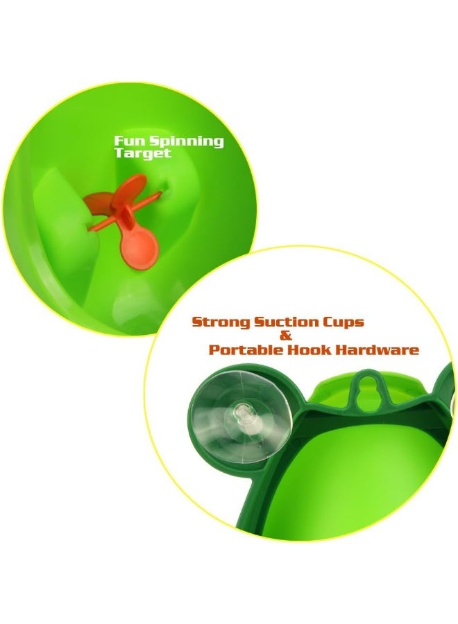 Foryee Cute Frog Potty Training Urinal for Boys with Funny Aiming Target - Blackish Green - Image 5