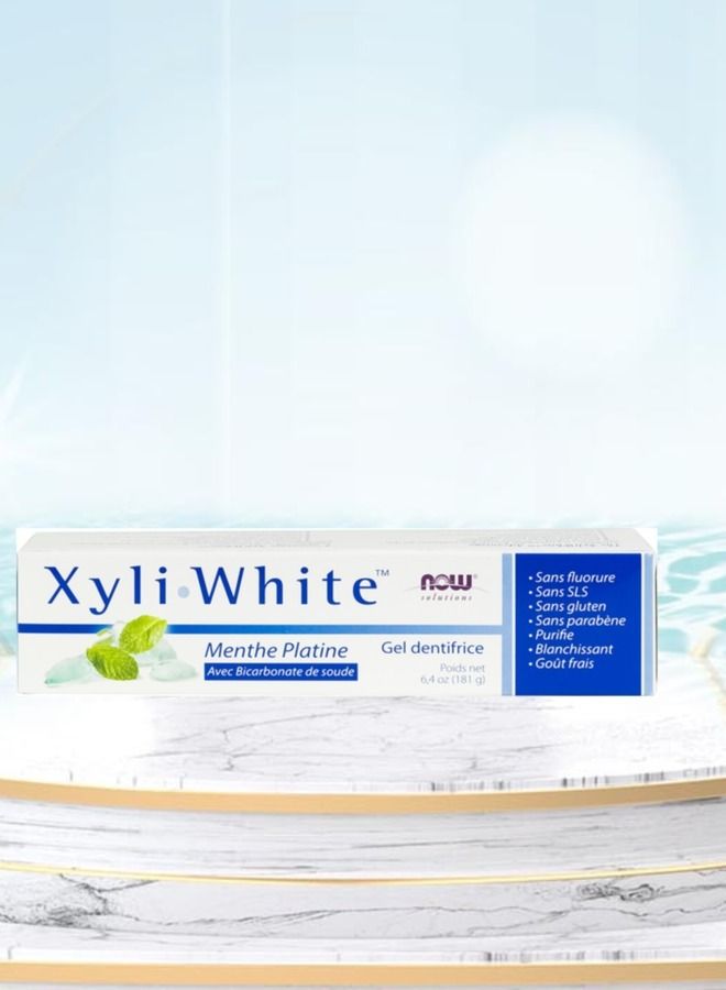 now Xyliwhite Menthe Platine Toothpaste 181gm