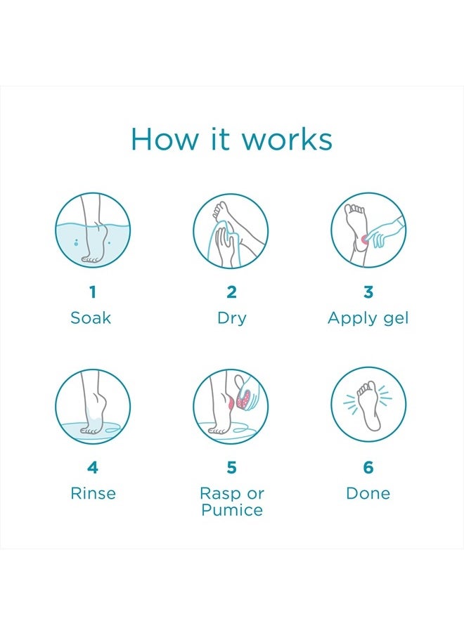 Lee Beauty Professional - مزيل مسامير القدم الاحترافي من لي بيوتي - 236 مل، تركيبة أصلية قوية - جل قوي للغاية، نتائج سبا منزلية للباديكير للقدم - مستلزمات البشرة الجافة والمتشققة والميتة - Image 1