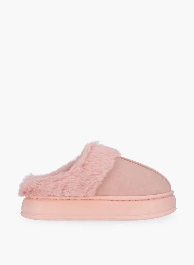 Le Confort Faux Fur Bedroom Slippers