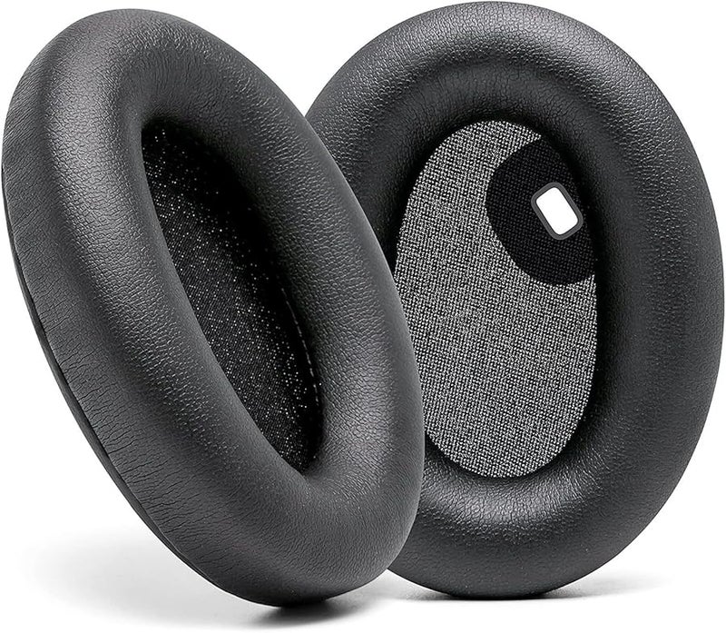 وسادات أذن بديلة لسماعات Sony WH1000XM4، وسائد أذن سوداء من جلد PU - Image 2
