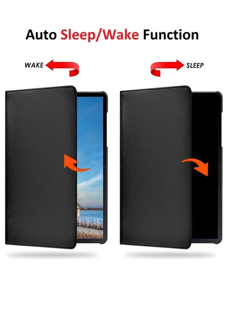 ميجوفاست غطاء ذكي من الجلد مع حامل دوار 360 درجة، مع خاصية السكون والاستيقاظ التلقائي، لجهاز سامسونج جالاكسي تاب S6 لايت 10.4 بوصة 2020 - Image 2