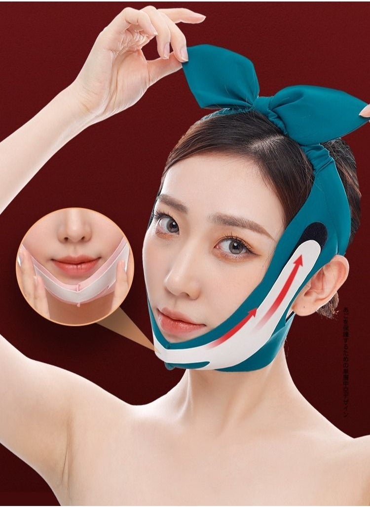 ParaFaciem Reusable V Line lifting Mask Facial Slimming Strap - Double Chin Reducer - Chin Up Mask Face Lifting Belt - V Shaped Slimming Face Mask  - Image 5