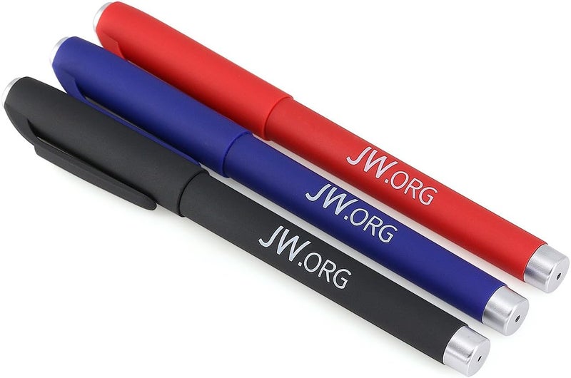 TONOS 12 JW.org Pens with Logo - Blue, Black, and Red - Pack of 12 - Image 2