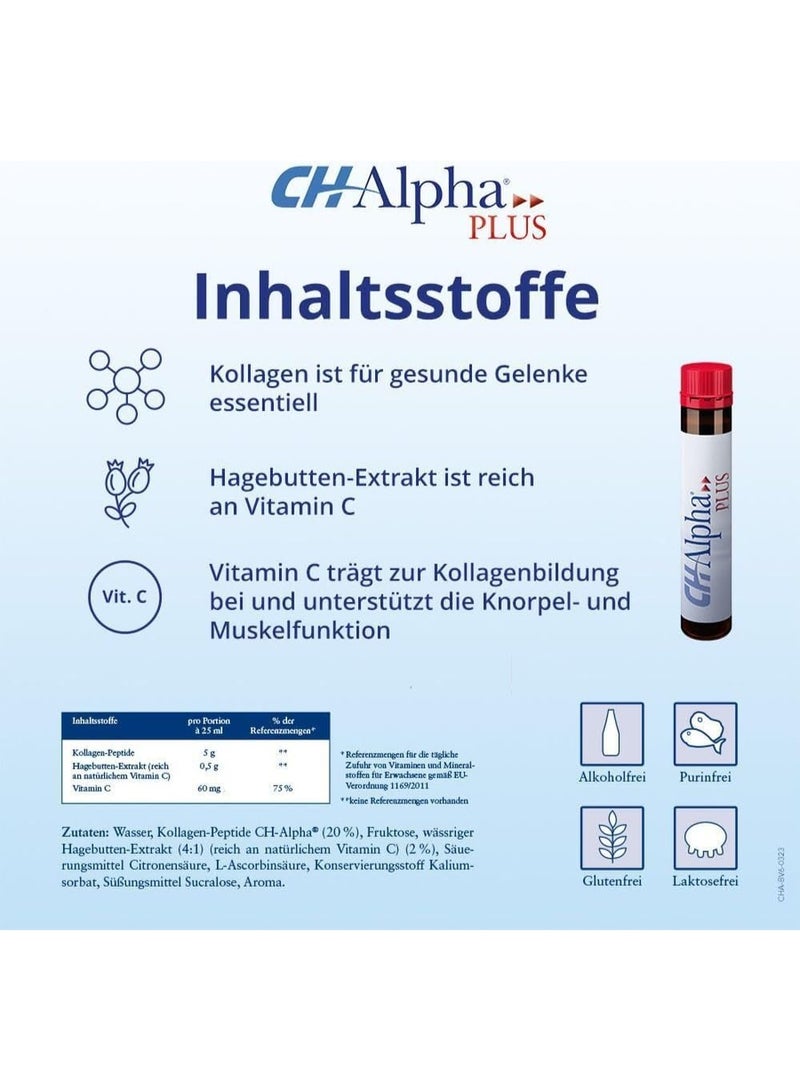 Ch-Alpha Plus 30 Ampoules - Dietary Supplement - Help People with Chronic Joint Symptoms - Vitamin C - Improve Flexibility - Healthy Joints and Cartilage - Joints Flexible - Image 5