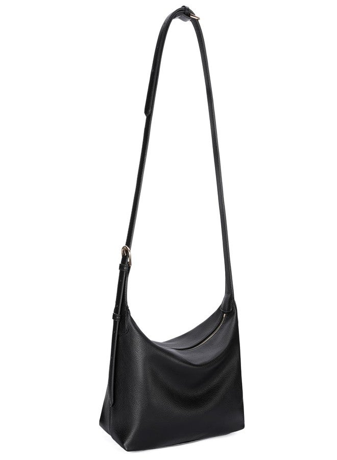 FALAN MULE Hobo Bags for Women Soft Foldable PU Leather Tote Crossbody Purses Stylish Slouchy Shoulder Handbag - Image 1