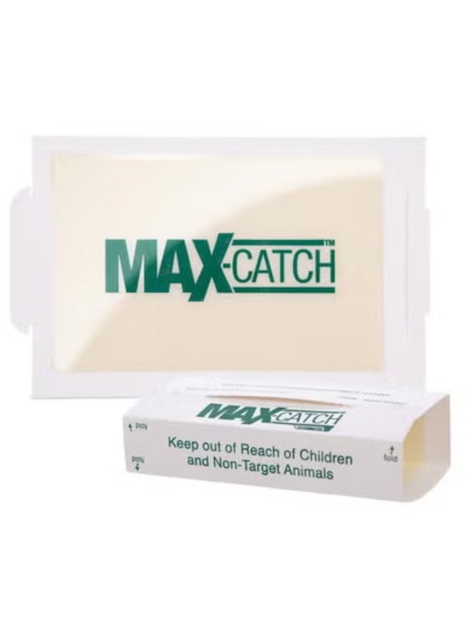 Catchmaster Max-Catch Mouse & Insect Glue Trap 72MB,3 Pieces  Mouse Traps Indoor for Home, Sticky Pest Control Adhesive Tray for Catching Bugs, Rats & Rodents, Non Toxic Bulk Pre-Baited Glue Boards - Image 1