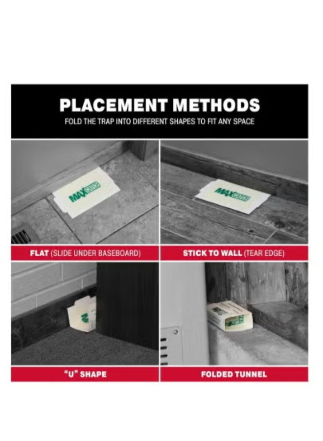 Catchmaster Max-Catch Mouse & Insect Glue Trap 72MB,3 Pieces  Mouse Traps Indoor for Home, Sticky Pest Control Adhesive Tray for Catching Bugs, Rats & Rodents, Non Toxic Bulk Pre-Baited Glue Boards - Image 3