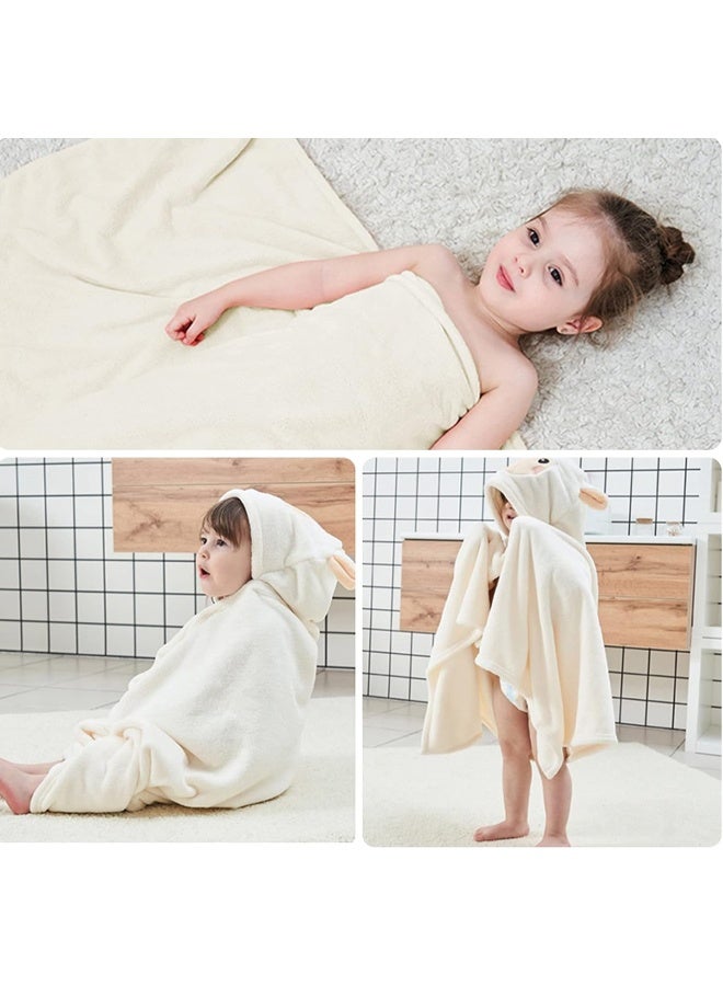 Hooded Towel for Kids, Extra-Large Baby Towels with Hood,Kids Bath Towels,Premium Kids Bath Towel Beach Towels Wrap  for Newborn, Babie, Toddler, Infant,Absorbent Large Baby Towel,Suitable for Bath, Pool, Beach,for 3-10 Yrs - Image 3