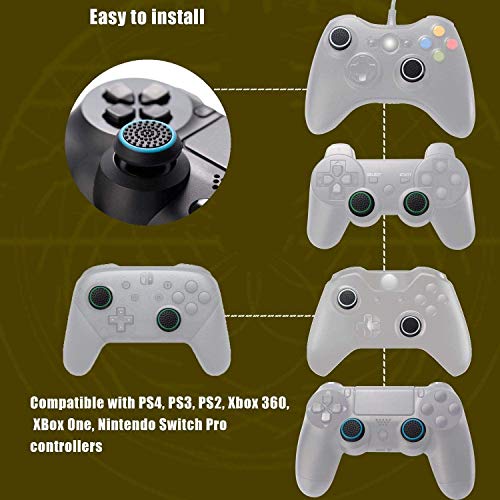 ELEPHANTBOAT 6Pair Replacement Controller Joystick Thumb Stick Cover Caps Grips for PS4, Xbox, Xbox 1 for Enhance Gaming - Image 4