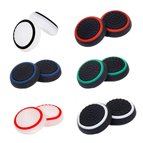 ELEPHANTBOAT 6Pair Replacement Controller Joystick Thumb Stick Cover Caps Grips for PS4, Xbox, Xbox 1 for Enhance Gaming - Image 1
