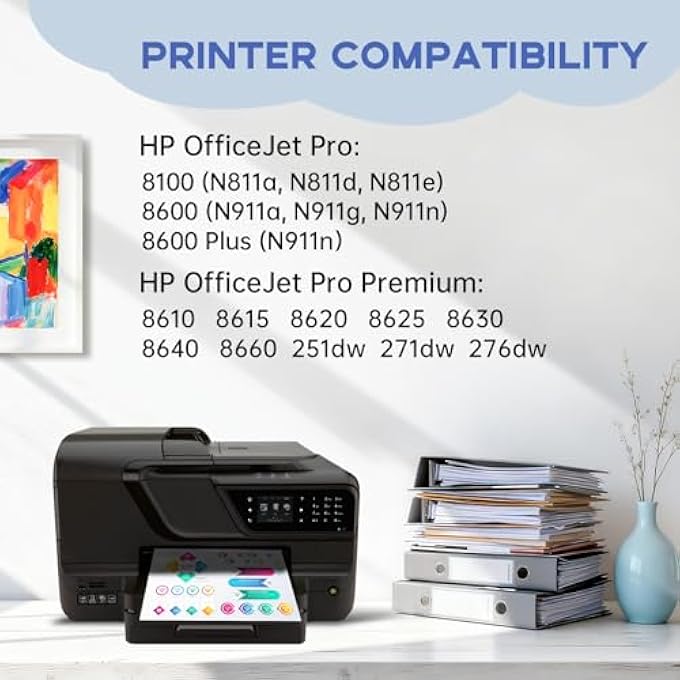 951XL COLOR INK CARTRIDGES 3 PACK 951XL COMPATIBLE FOR HP 950 951 INK CARTRIDGES COMBO PACKWORK FOR OFFICEJET PRO 8610 8600 8620 8625 8100 PRINTERS - Image 3