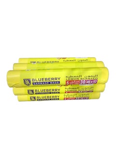 ماكسكون 6 لفة من كيس القمامة (حجم 46x52cm ، 5 جالون ، 30pcs لكل لفة) للمنزل والمكتب والحمام  - Image 4