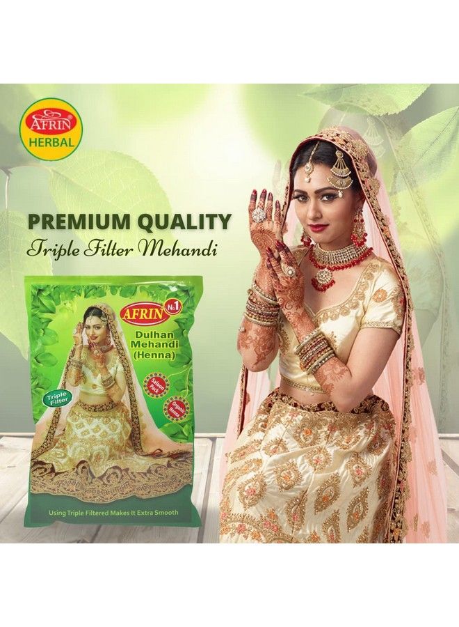 Afrin Organic Henna Triple Filter Dulhan Mehandi (1 Kg)  - Image 3