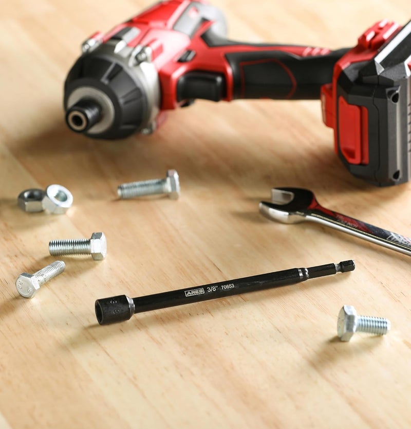 ARES 70653-3/8-Inch Magnetic Impact Nut Driver - Impact Grade Nut Setter with Industrial Strength Magnet - Image 4