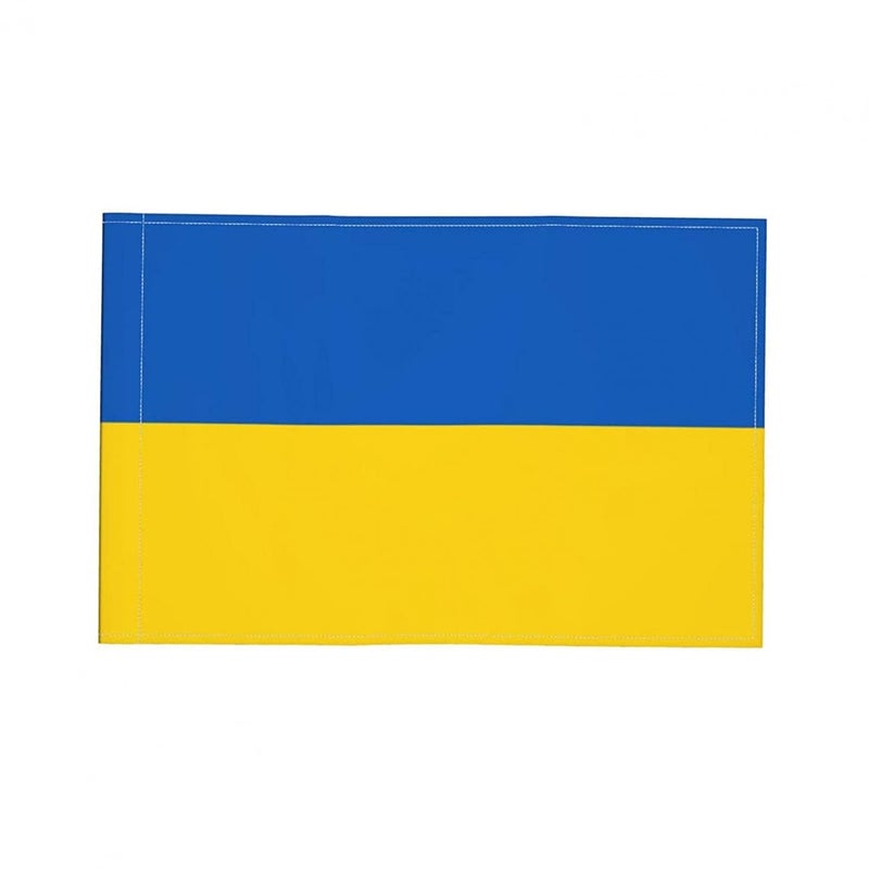 klarako I Stand With Ukraine Car Flag 12x18 Ukraine Car Window Flag Banners Ukrainain Nation Flag Double Sided Fade Resistant Ukrainain Flag For Patriotic Sports Events Parades (2pcs) - Image 2