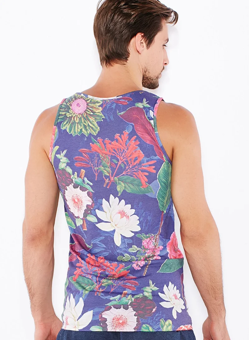 Hype Floral Print Vest