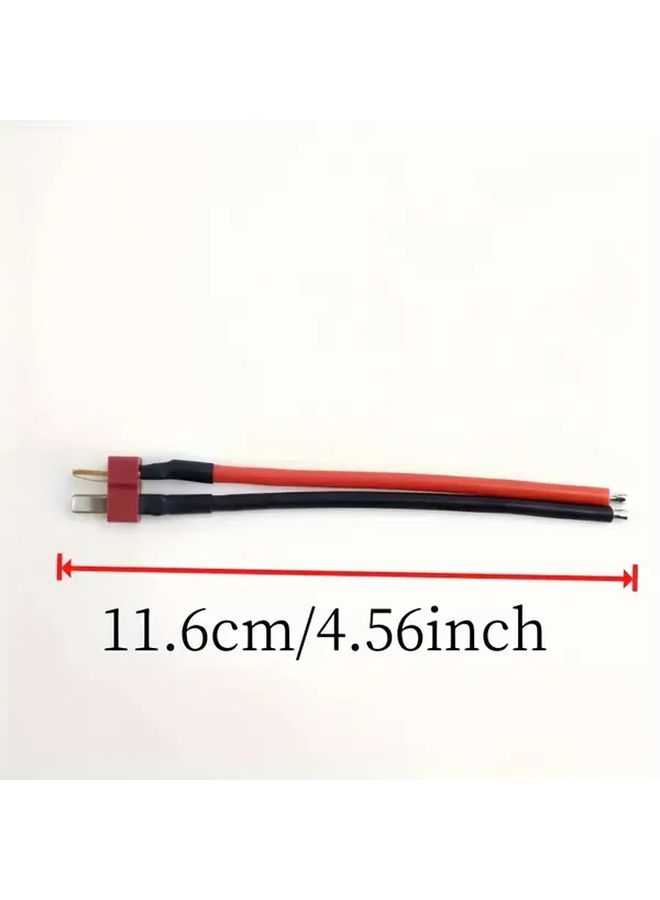 16AWG T Type Female Connector 5 Pcs Soft Silicone Wire Male Female Battery Charging Cables For RC Cars Drones Model Aircraft High Current Lithium Battery Wiring - Image 2