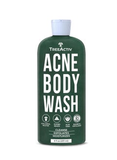 TreeActiv TreeActiv Exfoliating Acne Body Wash 8 fl oz Body Acne Wash for Back, Chest, Shoulder, Back Acne Treatment with Jojoba Beads, Back Acne Body Wash for Bacne, Soothing Body Acne Treatment for Men, Women  - Image 1