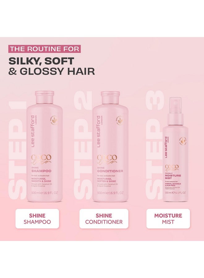 Lee Stafford شامبو الشعر إي ستافورد كوكو لوكو شاين؛ منظف للشعر لشعر لامع وناعم وحريري؛ شامبو مغذي؛ التحكم في التقصف - Image 5
