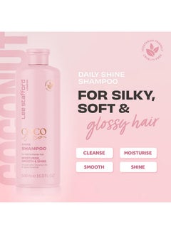 Lee Stafford Ee Stafford Coco Loco Shine Hair Shampoo ; Cleanser For Hair Shine Smooth Silky Hair ; Nourishing Shampoo ; Breakage Control  - Image 3