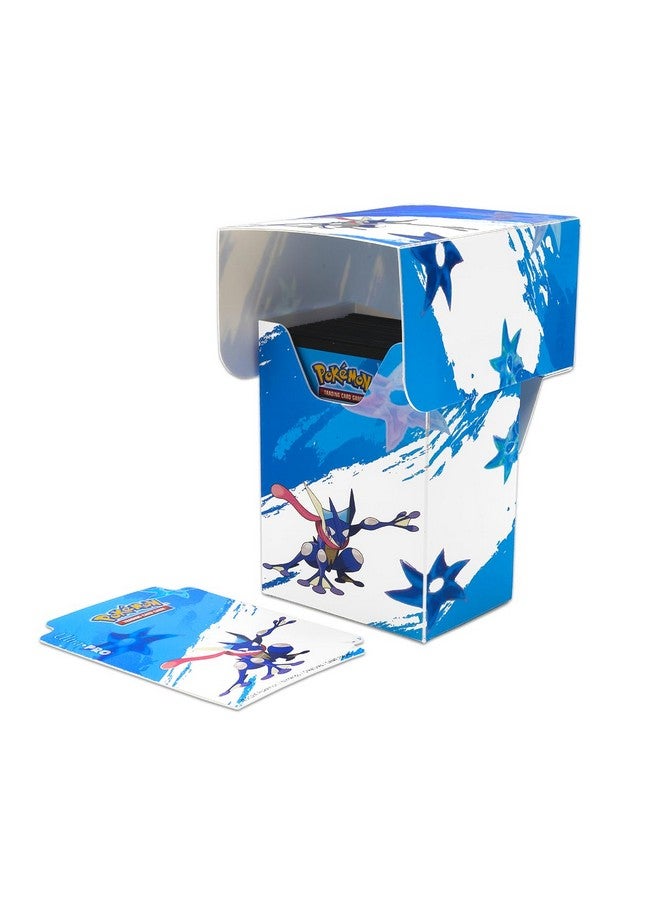 Ultra Pro - Greninja Full View Deck Box® for Pokémon, Rigid Gaming Card Protection Accessory Solution Storage Container Deck Divider Included Full-color Artwork - Image 1