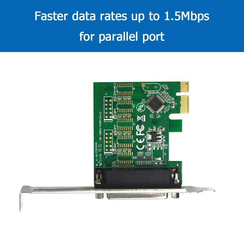 Dyeton Solution Dyeton PCI Express Parallel Card | Converter Adapter Controller for Desktop with Low Bracket - Image 3