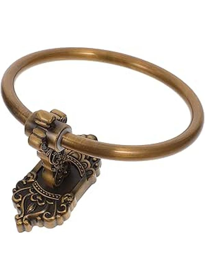 Wall Mounted Aluminum Towel Ring Holder For Bathroom And Kitchen Decorative Tissue - Image 1