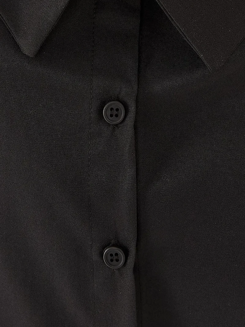 HICCUP Straight Fit Collar Detail Shirt