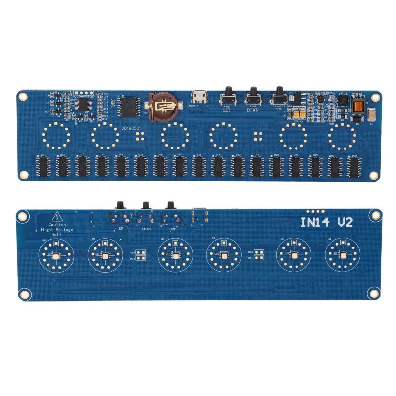Nixie Tube Clock Board PCB Control Board 7 Colors Display - High Accuracy Imported Chip Driver for DIY Projects - Image 3