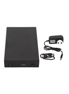 Thoraya 3.5-inch desktop metal mobile hard disk USB3.0 hard disk storage compatible with PC/TV/desktop/laptop (plug voltage 100-240V) 4TB US standard  - Image 1