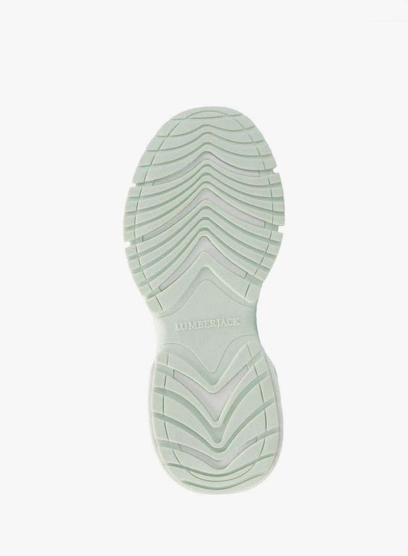 لامبرجاك حذاء رياضي نسائي بأربطة مزين بالدانتيل - Image 4