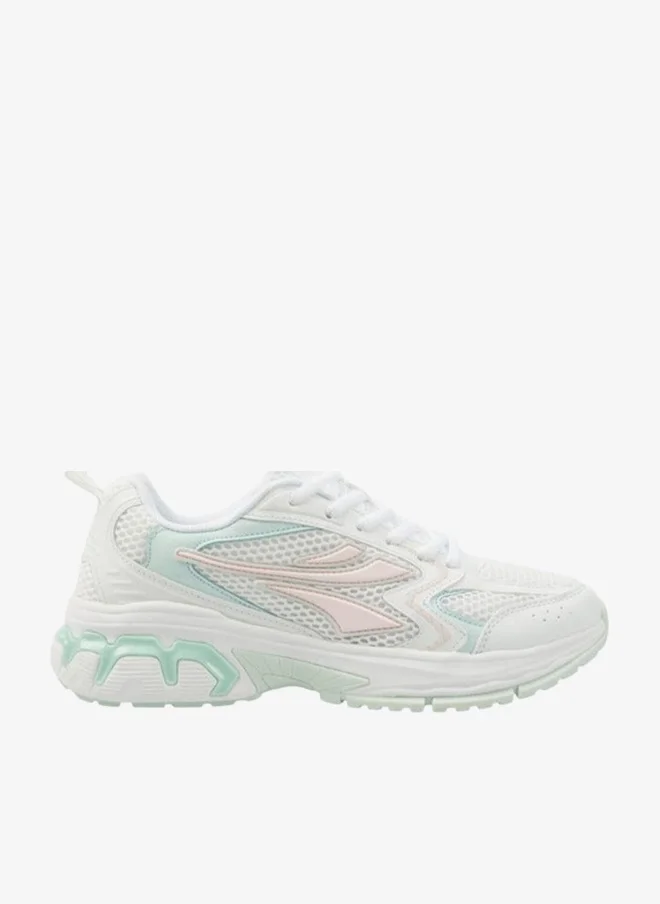 LUMBERJACK Women's Panelled Lace-Up Sneakers